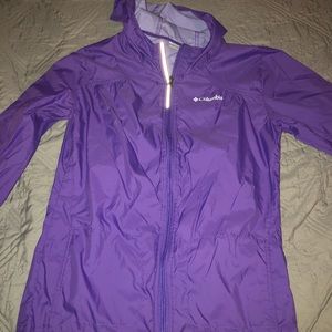 Columbia purple jacket lightweight